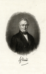 39285 Portret van L.G. Visscher, geboren 1797, hoogleraar in de geschiedenis aan de Utrechtse hogeschool (1831-1859), ...